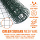 New Green Coated Galvanised Wire Garden Netting Mesh 13Mm Outdoor 0.9M X 10M Household, Galvanised image