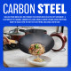 30Cm Non Stick Wok Cookware Saucepan Wooden Handle Cooking Kitchen Stir Cook Kitchenware, Bakeware image