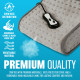 2 in 1 Electric Foot Warmer & Massager - Heated Comfort Fleece Suede Comfy Relaxing Seasonal, Health Care image