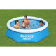 Bestway 8Ft Round Paddling Garden Pool Fun Family Swimming Outdoor Inflatable image