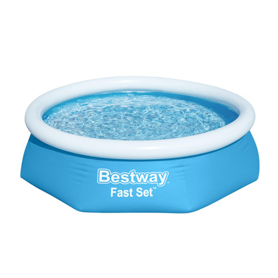 Bestway 8Ft Round Paddling Garden Pool Fun Family Swimming Outdoor Inflatable image