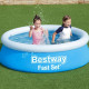 6Ft Round Family Swimming Pool Outdoor Inflatable Summer Garden Fun Fast Easy image