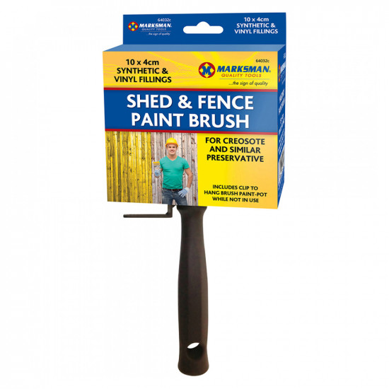Set Of 2 Shed And Fence Paint Brush Decorating Painting Outdoor Brushes Tools & DIY, Decorative image