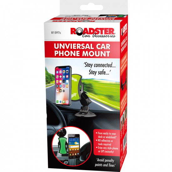 New Car Van Cell Phone Holder Universal Mount Windshield Gps Dashboard image