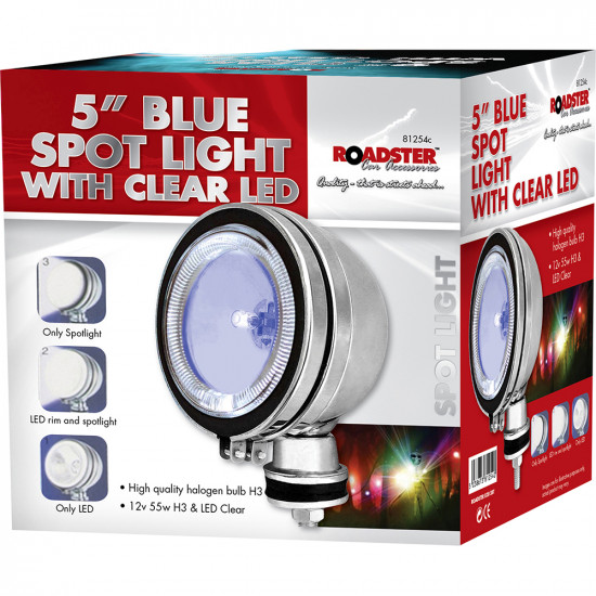 New Blue White Halogen Car Spotlights Fog Spot Lights Foglights Led Lamp Light Automotive, Lights & Bulbs image