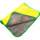 New 2 In 1 Microfibre Valet Cloth 60Cm Dry Car Cleaning Towel Polishing Valeting Automotive, Maintenance image