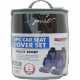 8Pc Universal Full Car Seat Cover Set Rs Style Washable Set Protectors Dog Pet Automotive, Mats Covers & Belts image