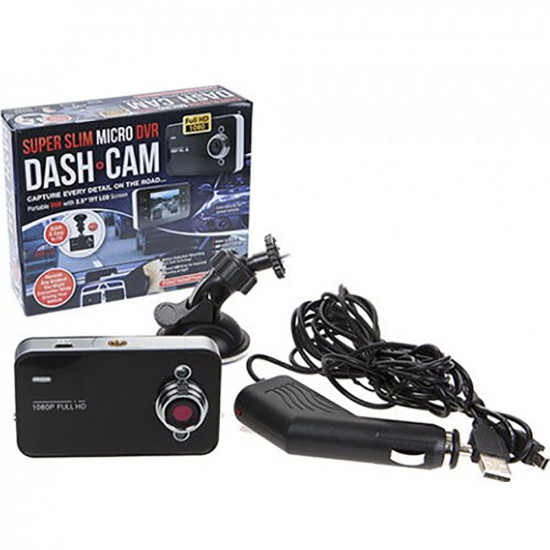 Full Hd 1080P Dash Cam Dashboard Video Camera Compact Record Lcd Usb Charger New Automotive, Security image