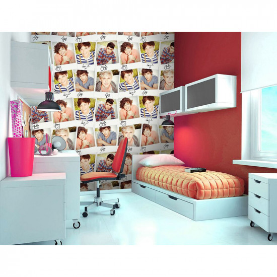 One Direction 1D Collage Wallpaper Mural Photo Wall Paper Poster Bed Room Murals image