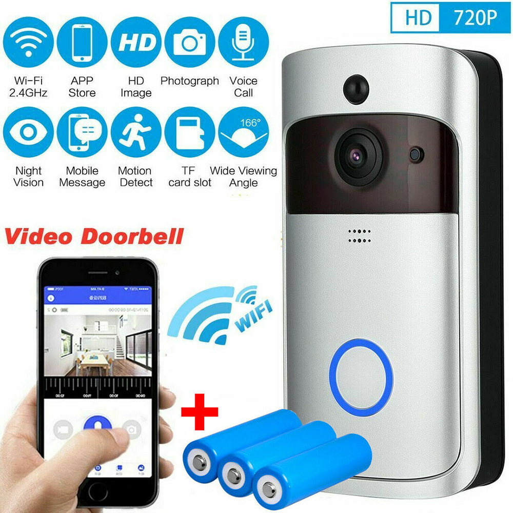 Aiwit Wireless Video Doorbell Camera, Indoor/Outdoor Surveillance Cam  Included Ring Chime, AI Human Detection, Live View, 2-Way Audio, 2.4G  Wi-Fi, Night Vision, Instant Alerts, Cloud Storage - Newegg.com