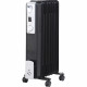1500W 7 Fin Portable Oil Filled Radiator Heater Electrical Caravan Office Black Electrical, Heating & Cooling image