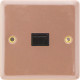 New Rose Gold Single Telephone Socket Master Home Office With Fixing Screw image