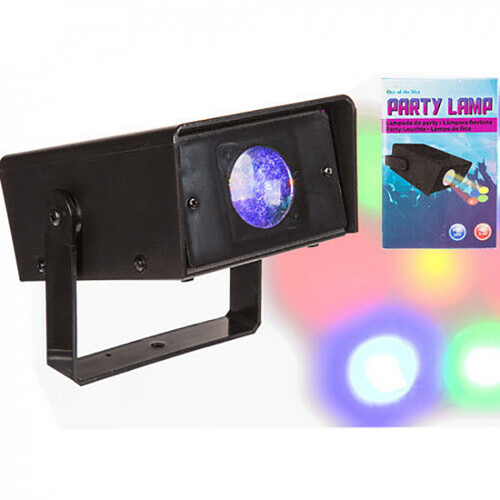 New Rotating Party Lamp 7 Colour Led Star Light Disco Bar Home Wedding Xmas Gift image