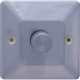 New Stainless Steel Single Light Dimmer Switch 1Gang 1 Way On/Off Fixing Screw image