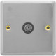 New Stainless Steel Single Tv Socket Electrical Electric Home With Fixing Screw Electrical, Household Appliances image
