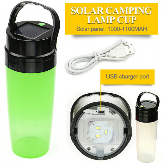 New Cup Camping Led Light Torch Rechargeable Portable Camping Desk Work Drinking Electrical, Lights & Torches image