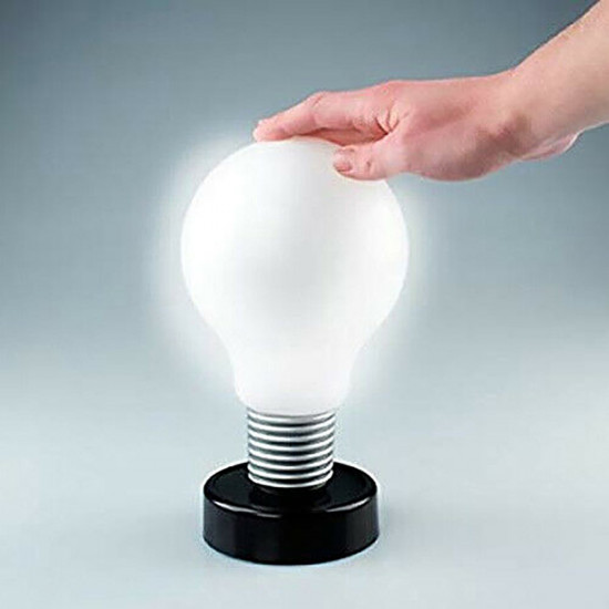 New Led Push Light Bulb Lamp Fun Decoration Base Stand 24Cm Gift Xmas On Off image