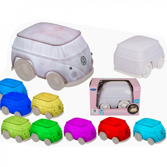 Volkswagen Colour Changing Lamp Led Vw Bedroom Kids Night Light Gift Batteries Electrical, Lights & Torches image
