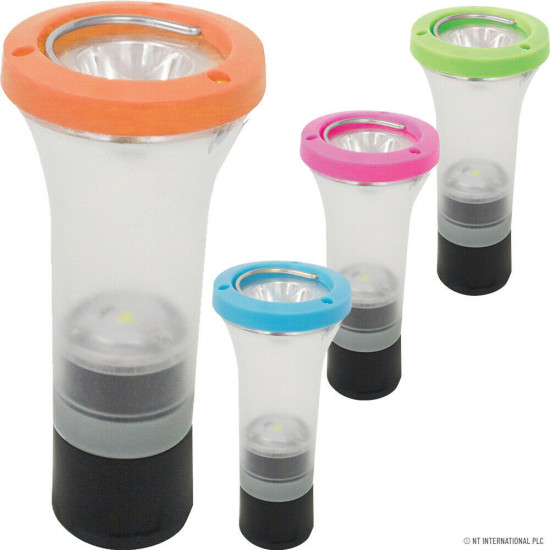 New 1W Lantern With Colour Band Camping Hiking Fishing Outdoor Lamp Light Bright Garden & Outdoor, Camping image