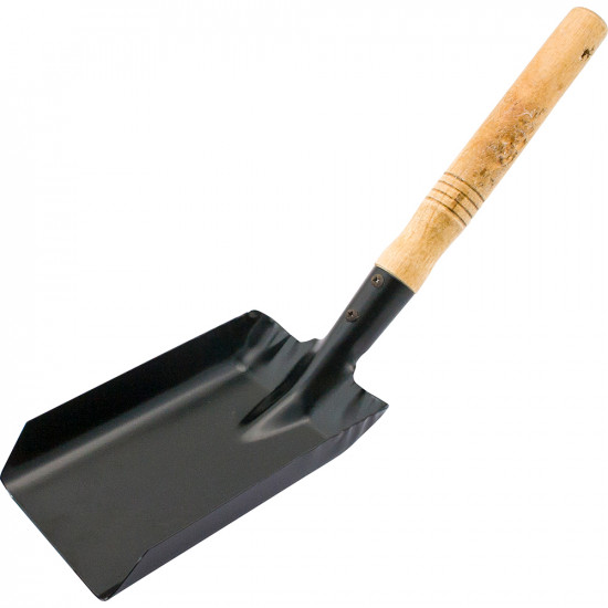 Metal Hand Shovel Dust Pan Coal Garden Leaves Indoor Outdoor Use Wood Handle New Garden & Outdoor, Garden Tools image