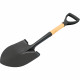Mini Spade Shovel Wooden Shaft 700Mm Gardening Digging Garden High Quality New image