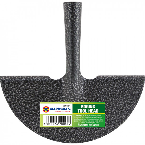 New Carbon Steel Lawn Edger Head Gardening Outdoor Soil Dig Replacement Head Garden & Outdoor, Garden Tools image