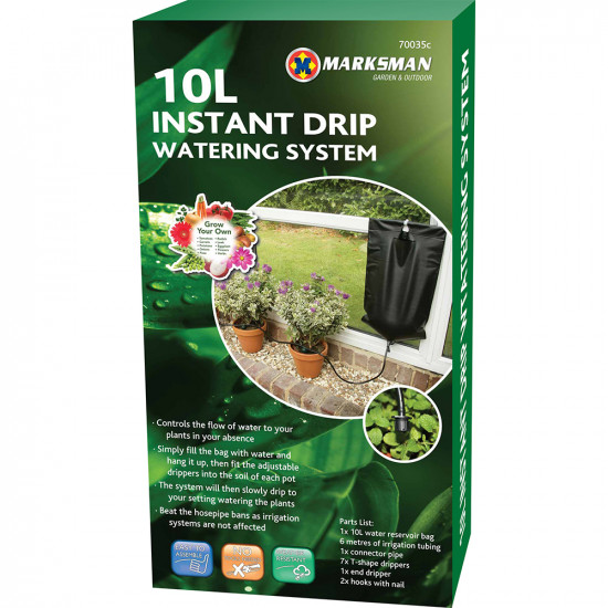 New Instant Drip Watering System Garden Outdoors Feed Plants Hang Resistant image