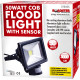 50W Pir Led Cob Floodlight Modern Security Flood Light Motion Sensor Outside New image