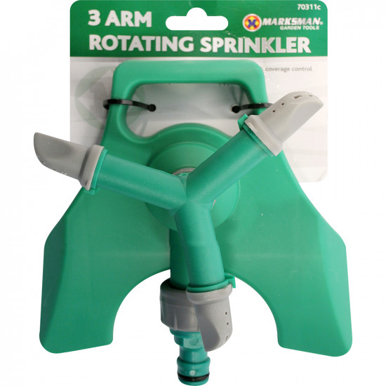 New 3 Arm Rotating Garden Sprinkler Lawn Hose Fitting Watering Irrigation System Garden & Outdoor, Sprayers image