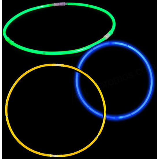 Glow Stick Necklace Party Birthdays Raves Parties Disco Light Neon Favors Gift Gifts & Gadgets, Games image