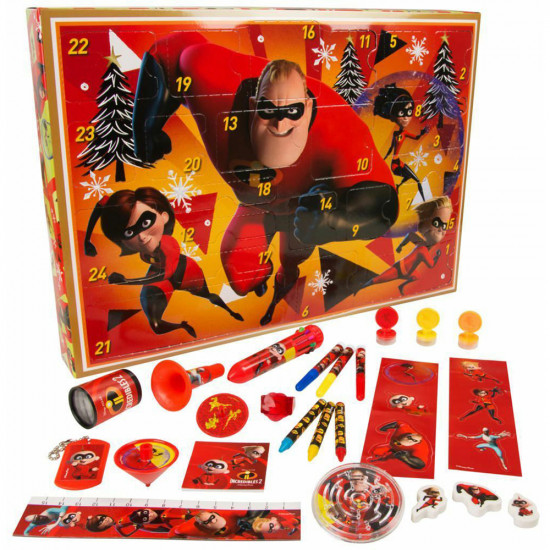 Incredibles Advent Calendar Surprise Christmas Xmas Kids Fun Activity Puzzle New Gifts & Gadgets, Games image