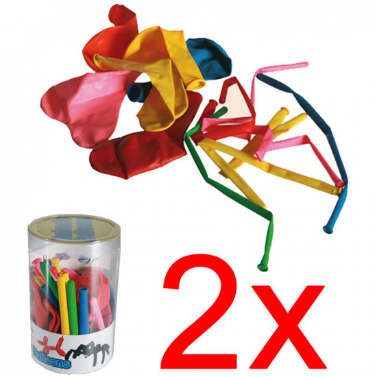 34Pc Latex Modelling Balloons Fun Party Birthdays Traditional Coloured New Gift Gifts & Gadgets, Stationery image