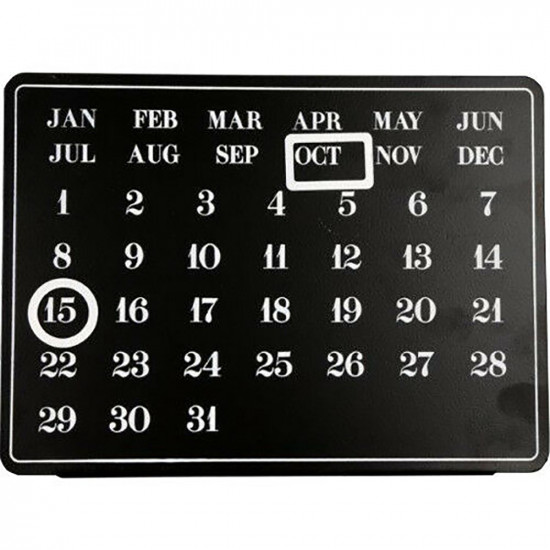 2 X 24Cm Magnet Calendar Board Wall Hanging Planner Home Office Organiser Month Gifts & Gadgets, Toys image
