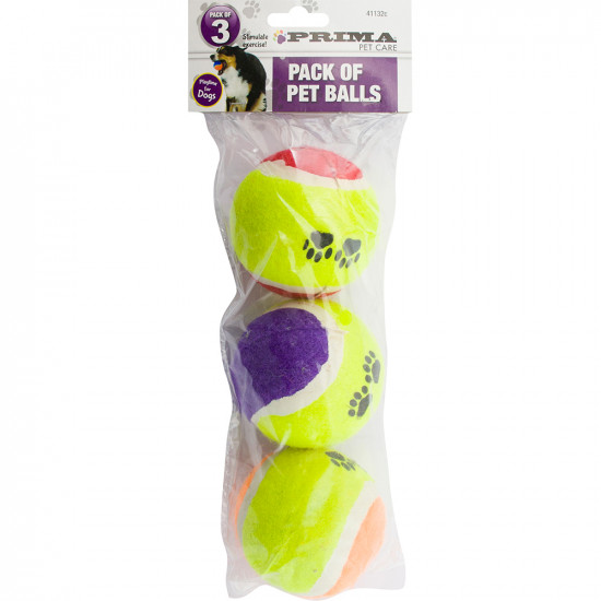 24 X Pet Dog Tennis Balls Throw Catch Chase Strong Outdoor Garden Park Toy Gift Gifts & Gadgets, Toys image