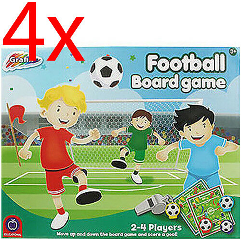 4 X Kids Football Board Game Family Fun Activity Toy Educational