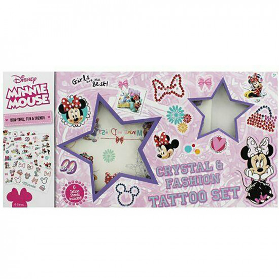 Disney Minnie Mouse Crystal Fashion Tattoo Girls Fun Xmas Gift Temporary Party Gifts & Gadgets, Toys image