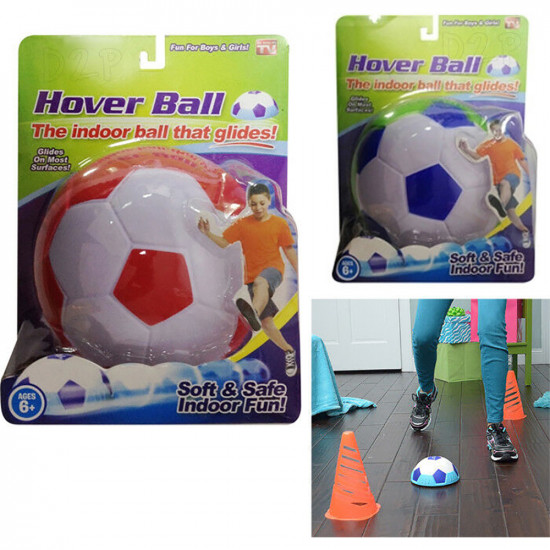 Hover Ball Soccer Football Indoor Game Safe Fun Gliding Floating Foam Glide Base image