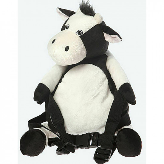 New Bobo Buddies Dusty The Cow Toddler Backpack Pillow Reins School Soft Strap Gifts & Gadgets, Toys image