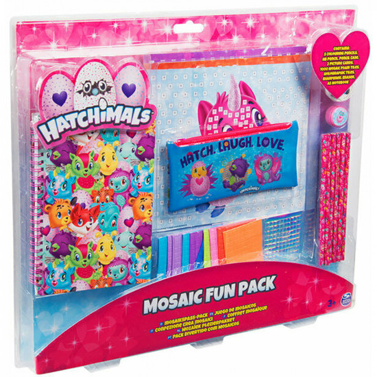 New Hatchimals Mosiac Fun Pack Kids Activity Stationary Educational Craft Art Gifts & Gadgets, Toys image