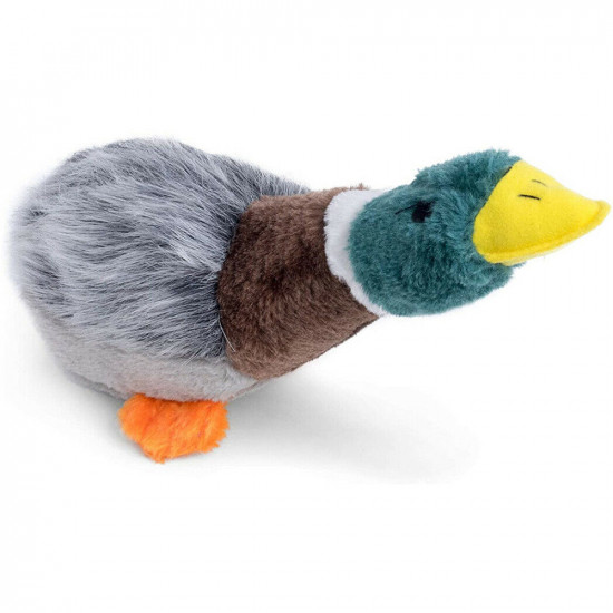 New Squeaky Toy Duck Plush Pets Dog Cat Fun Xmas Gift Animal Activity Play Fetch image