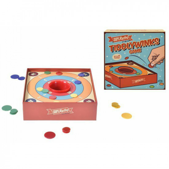 New Tiddly Winks Board Set Game Traditional Retro Family Fun Activity Xmas Gift image