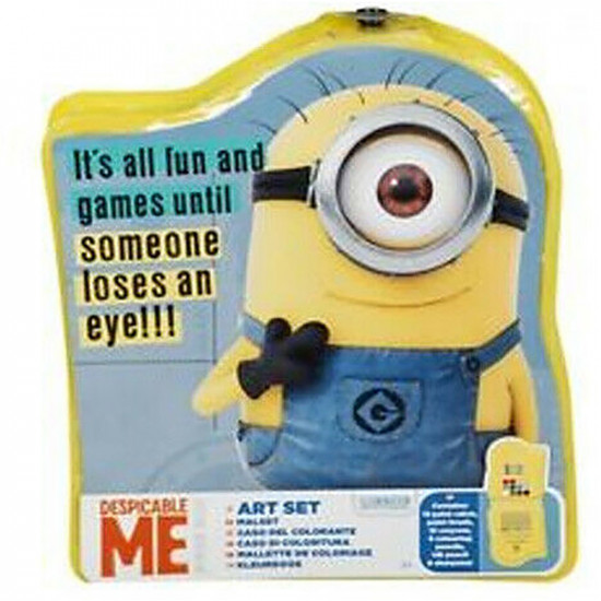 Official Despicable Me Minions Art Case Paint Colour Crayons Drawing Kids Gift Gifts & Gadgets, Toys image
