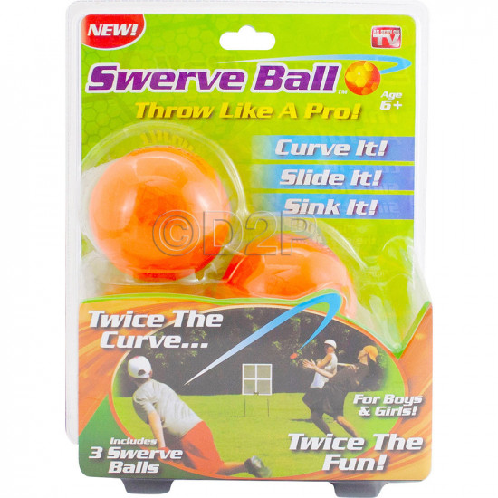 Swerve Ball Set Baseball Fun Toy Game Sports & Fitness Outdoors Softball Frisbee image