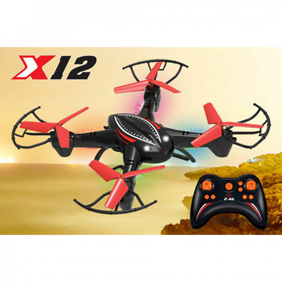 X12 Rc Drone Quadcopter 4 Channel Stunt 2.4Ghz Spy 6 Axis Flying Ufo Aircraft Gifts & Gadgets, Toys image