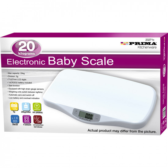 20Kg Electronic Baby Weighing Scale Infant Pet Bathroom Toddler Digital Home New image