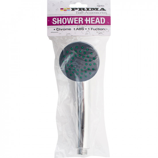 New 1 Function Bathroom Shower Head Chrome Spray Hose Abs Universal Jet Bath image