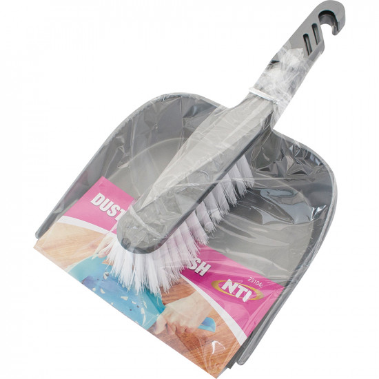 Dustpan Brush Set Home Sweeping Dust Sweeper Kitchen Clean Nylon Bristles New Household, Brooms & Brushes image