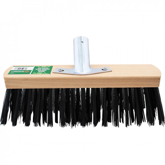 New 30Cm Winter Brush Head With Scrapper Bristles Garden Sweeping Cleaning Yard image
