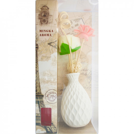 2 X Aroma Natural Flower Reed Diffuser Oils Glass Refill Room Air Freshener Oil Household, Candles & Fresheners image