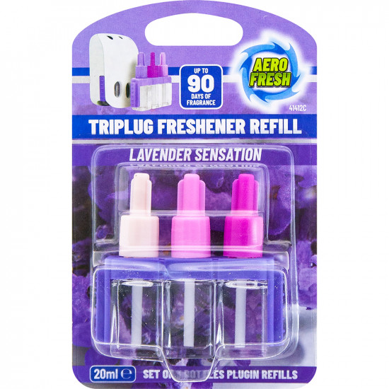 New Set Of 2 Triplug Air Freshener Refill Lavender Sensation Home Fragrance 40Ml image